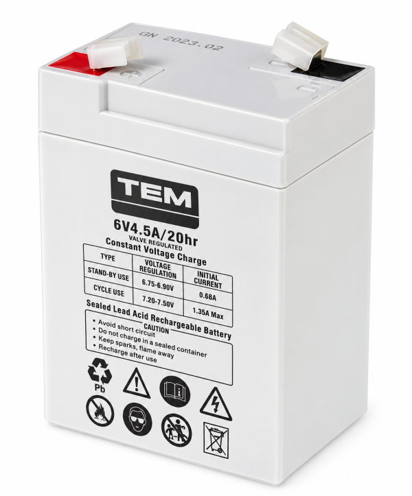 Bateria TEM 6V4.5A Bateria TEM 6V4.5A