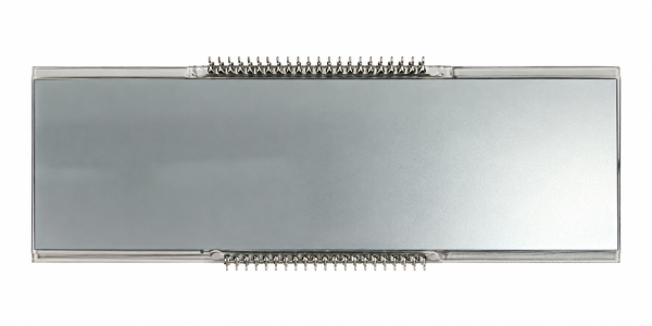 Minimalist Silver LCD Display Panel