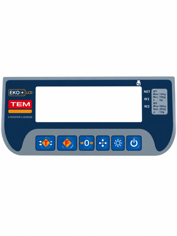 Panel sterowania wagi EKO+ LCD Panel sterowania wagi EKO+ LCD