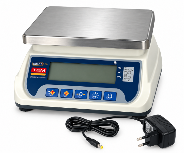waga kontrolna tem 3kg dwa wyswietlacze lcd zasilacz waga kontrolna tem 3kg dwa wyswietlacze lcd zasilacz